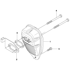 Muffler Assembly for 241R