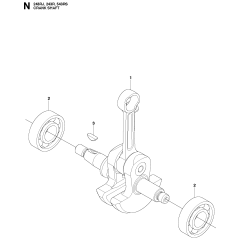 Crankshaft Assembly for 243R