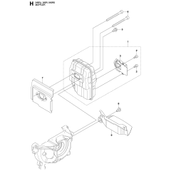 Muffler Assembly for 243R