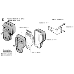Muffler Assembly for Husqvarna 245