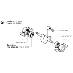 Crankshaft Assembly for Husqvarna
