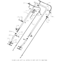 Handle Assembly for Masport Mower