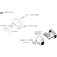 Muffler Assembly for 252RX