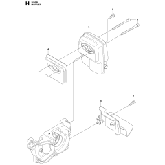 Muffler Assembly for Husqvarna