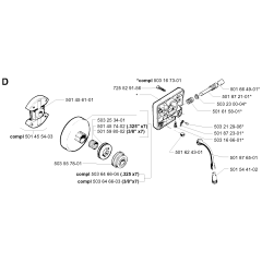 Clutch & Oil Pump for Husqvarna 257