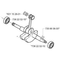 Crankshaft Assembly for 265RX