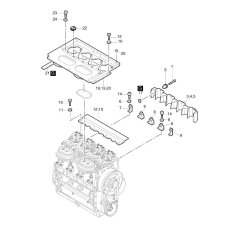 Air Ducting Assembly for Hatz 2L40