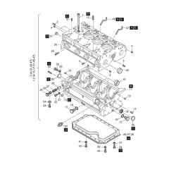 Crankcase Assembly for Hatz 2L40
