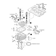 Cylinder Head Assembly for Hatz 2L41C