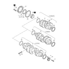 Crankshaft Assembly for Hatz 2L41C