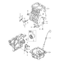 Oil System Assembly for Yanmar