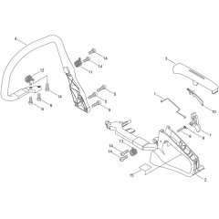 Shindaiwa 305S Chainsaw Handle
