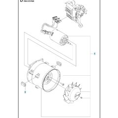 Fan Assembly for Husqvarna 320iB