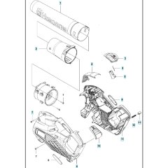 Tube Assembly for Husqvarna 320iB