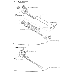 Throttle Controls for Husqvarna 322R