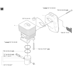 Cylinder, Piston & Muffler