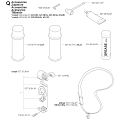 Husqvarna 323 HE3 Accessories