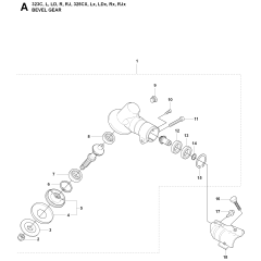 Bevel Gear Assembly for 323R