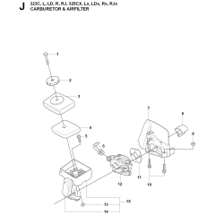 Carburetor & Air Filter for 323RJ