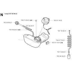 Fuel Tank Assembly for 323RJX