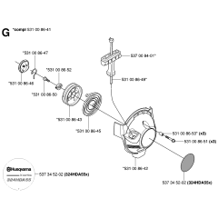 Starter Assembly for Husqvarna