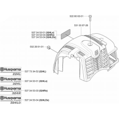 Cylinder Cover for Husqvarna