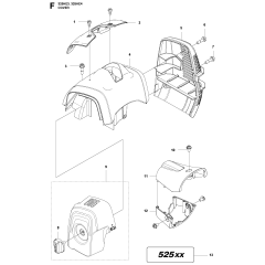 Cover Assembly for Husqvarna 325 HE4