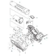Chassis for Husqvarna 325iB