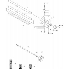 Shaft & Handle for Husqvarna 325 Lx