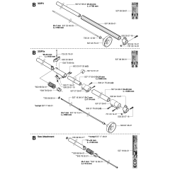 Shaft Assembly for Husqvarna 325P