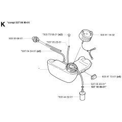 Fuel Tank Assembly for 325RXT