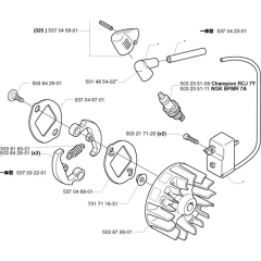 Ignition & Clutch for Husqvarna