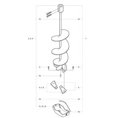 Drill for Husqvarna Auger
