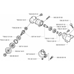 Bevel Gear for Husqvarna 326 CX