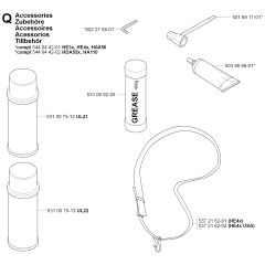 Husqvarna 326 HDA55 Accessories