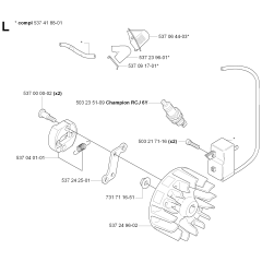 Ignition System for Husqvarna 326 HE3