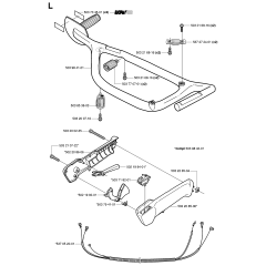 Handle & Controls for Husqvarna 326