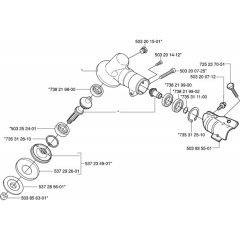 Bevel Gear for Husqvarna 326 L