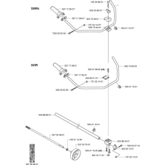 Shaft & Handle for Husqvarna