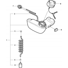 Fuel Tank for Husqvarna 326 Lx