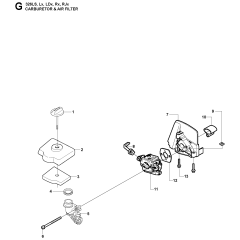Carburetor & Air Filter Assembly