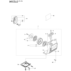 Starter Assembly for Husqvarna
