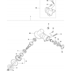 Bevel Gear for Husqvarna 327 LDx