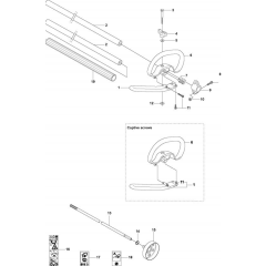 Shaft & Handle for Husqvarna 327 LS
