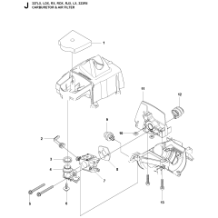 Carburetor & Air Filter for 327RDX