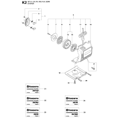 Starter Assembly for Husqvarna