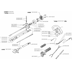 Shaft & Handle for Husqvarna