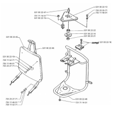 Harness for Husqvarna 32 BT