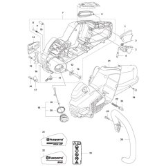 Crankcase Assembly for Husqvarna