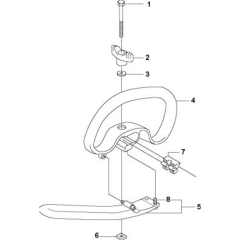 Handle-1 for Husqvarna 335 LS